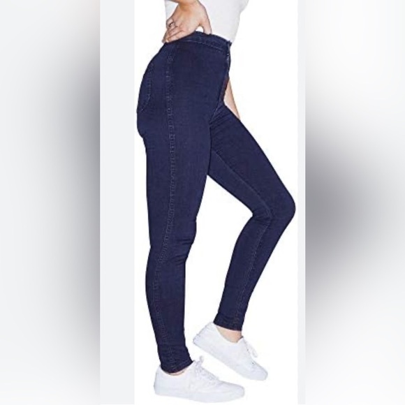American Apparel Denim Women Blue Jeans M The Easy Jeans Made In México - Picture 1 of 11